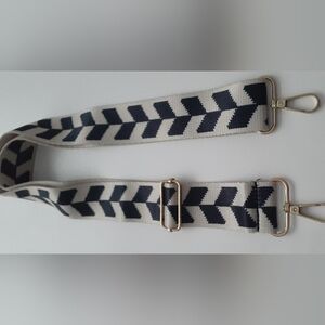 Crossbody Purse Strap or Shoulder Bag Strap Chevron Print